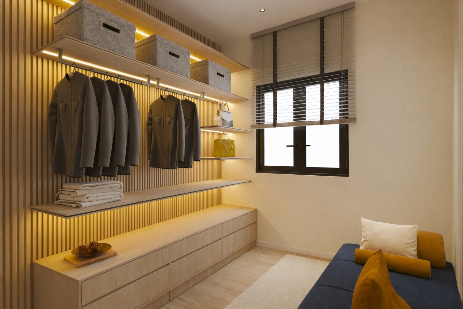 Type C second room show-unit render