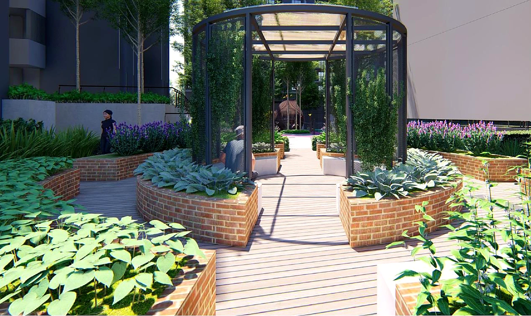 Artist impression of Community Garden
