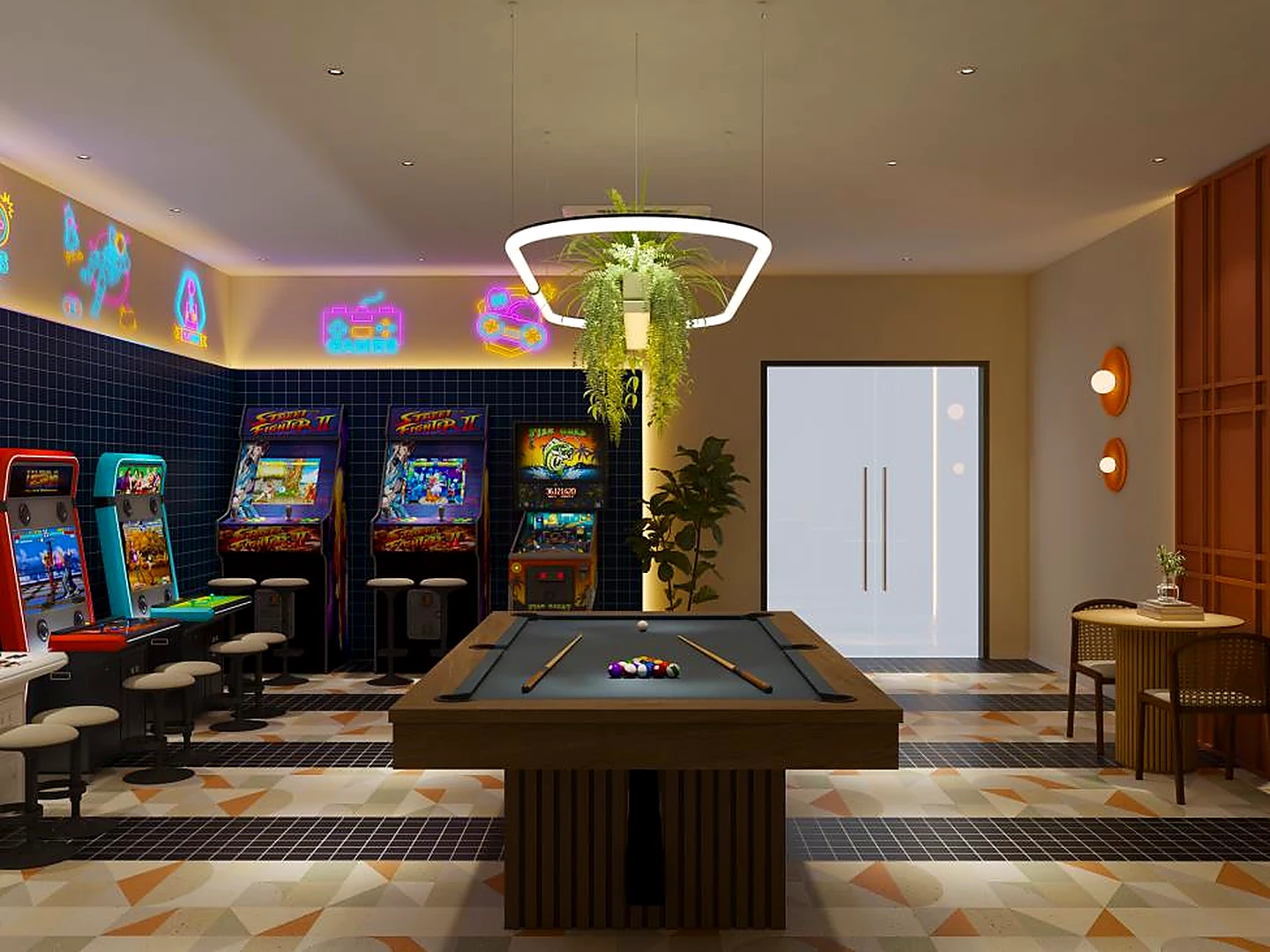 Artist impression of Games Room · View 1
