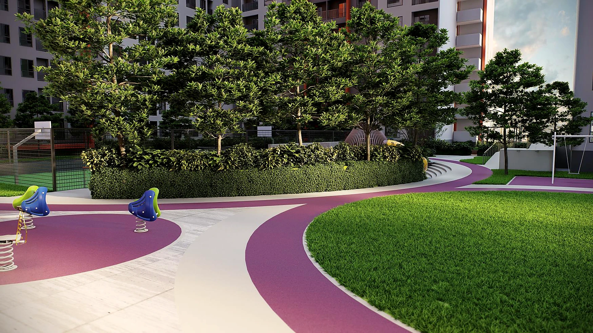 Artist impression of Open Lawn