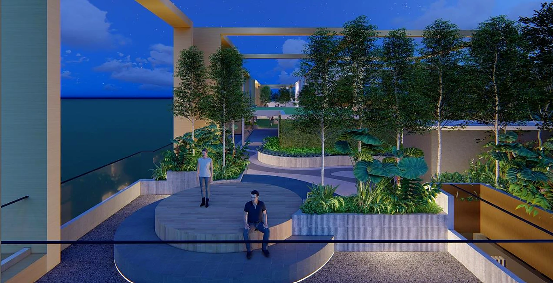 Artist impression of Rooftop Observation Deck