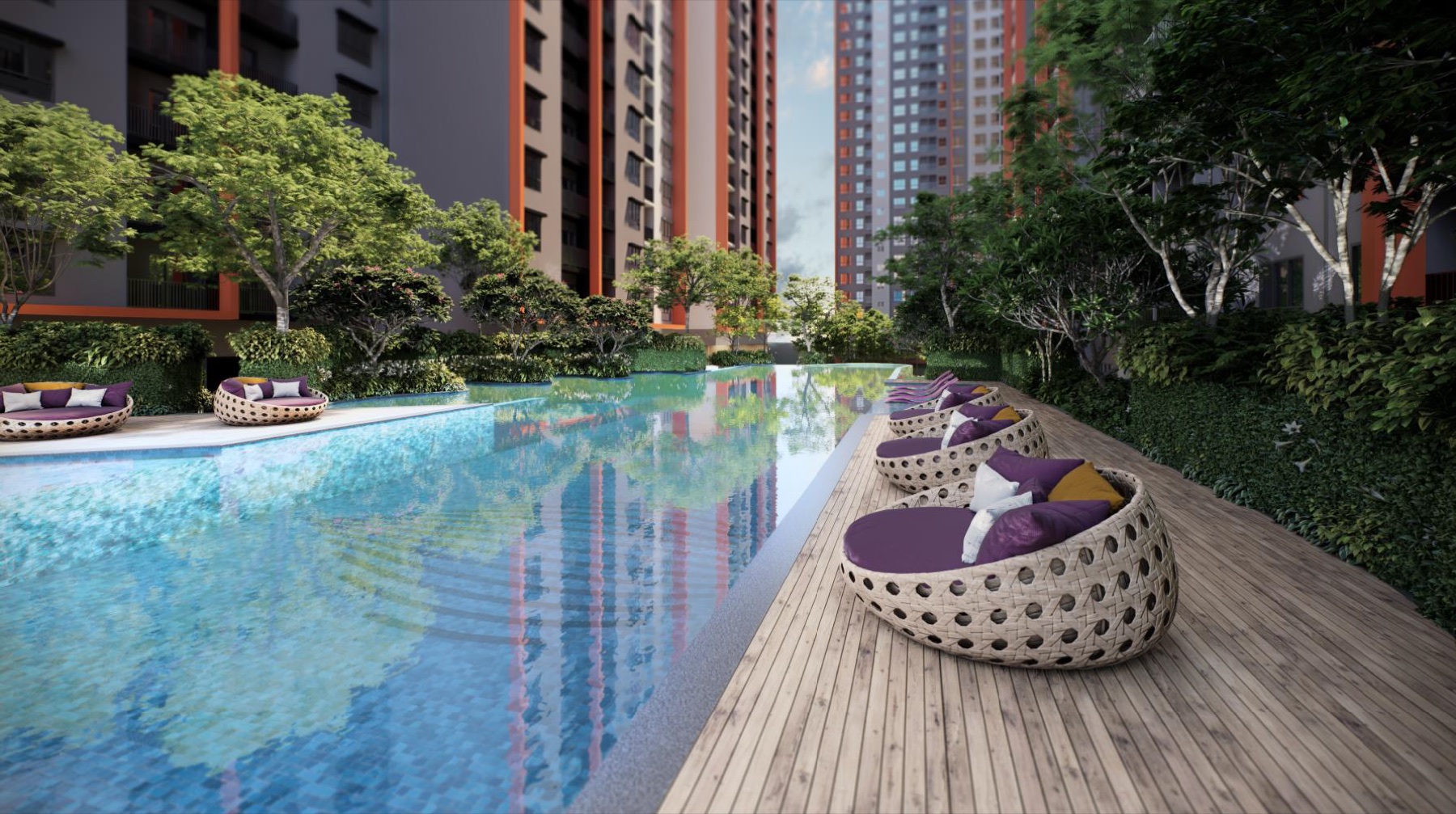 SENA Residences 50m lap pool
