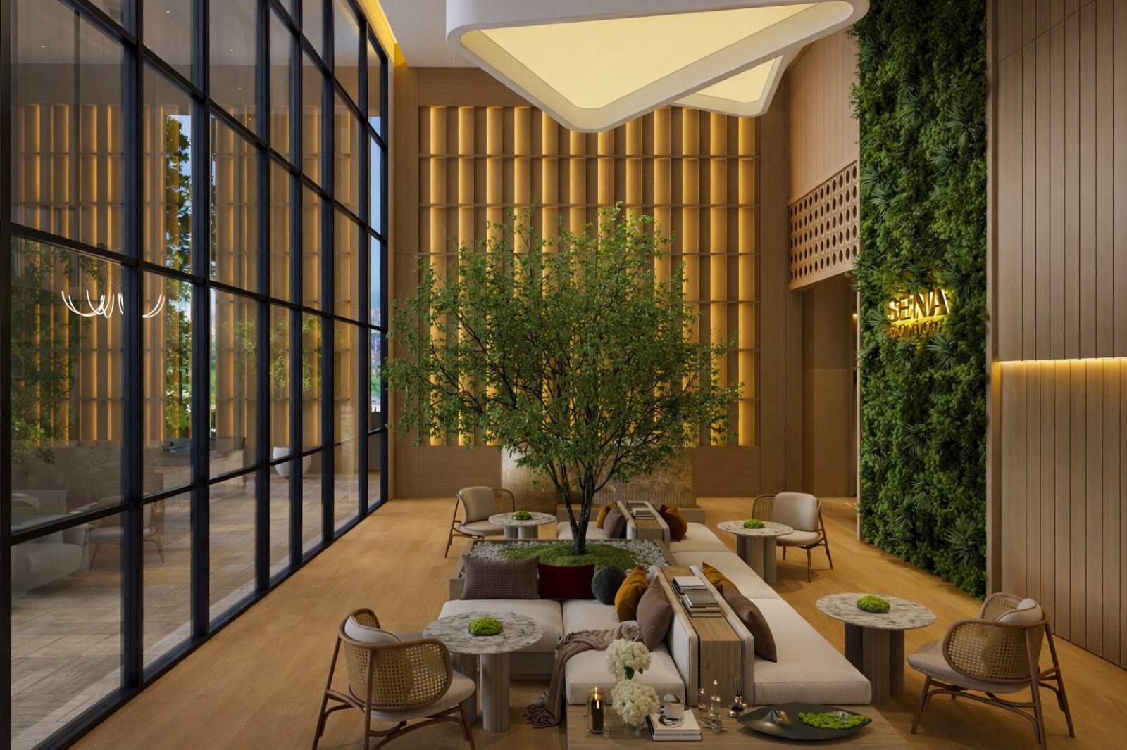 SENA Residences sales gallery consultation setting
