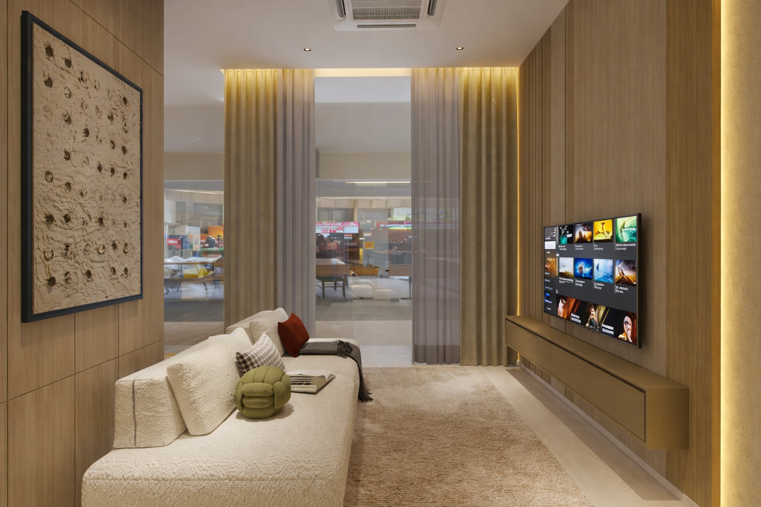 Type C living room render