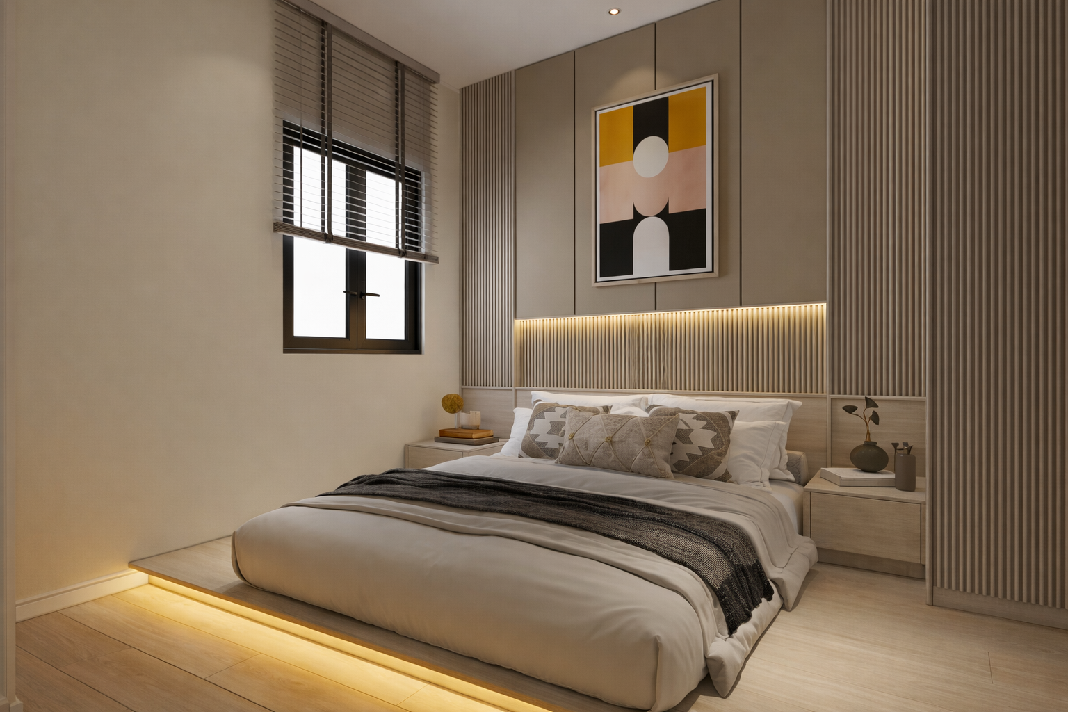 Type C master bedroom render